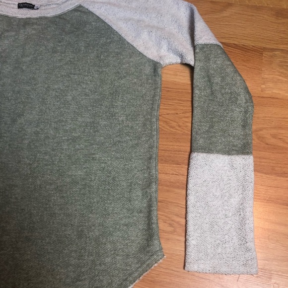 EARTHBOUND color-block long sleeve sweater shirt M - Picture 10 of 15